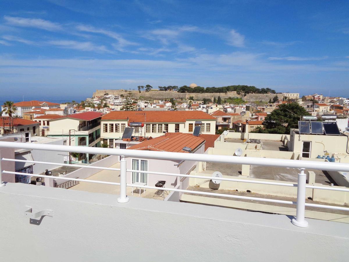 Castle & Sea View Apt Rethymno Esterno foto
