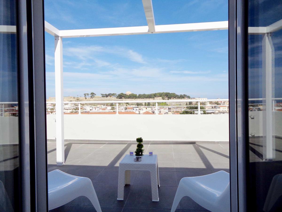 Castle & Sea View Apt Rethymno Esterno foto